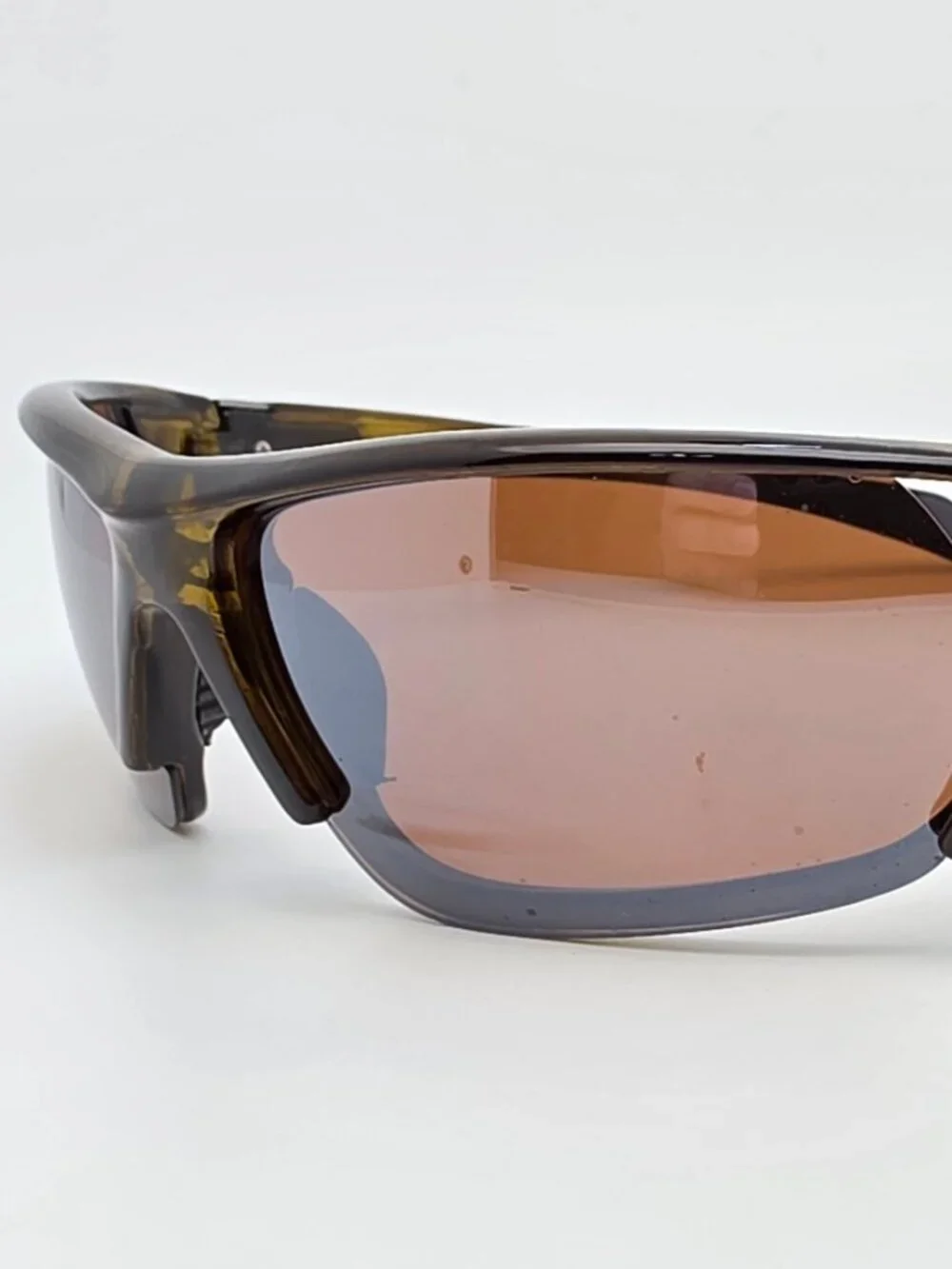 Columbia 32504 Crystal Olive Green Frame HC Polarized Silver Mirror Sunglasses